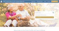 Desktop Screenshot of lifecarecenterofcoeurdalene.com